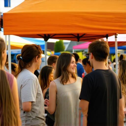 Local businesses and residents at a community event in Coastal Virginia