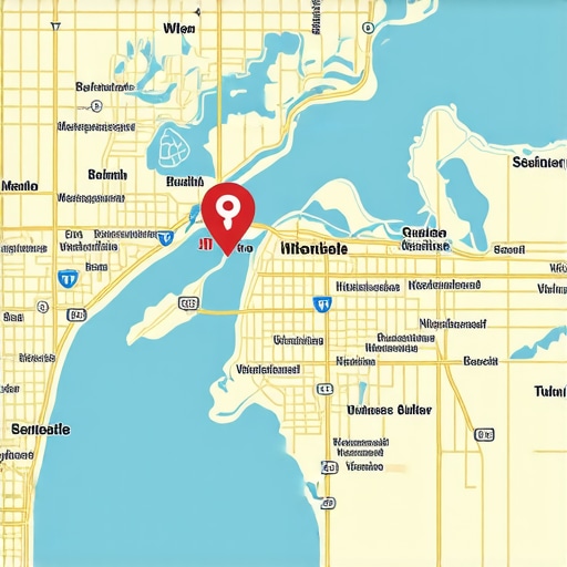 Map showing local businesses in Virginia Beach optimized for Google Maps