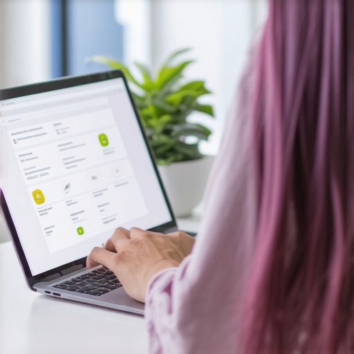 Optimizing GMB Profile in Virginia Beach Business owner optimizing Google My Business profile for local SEO in Virginia Beach