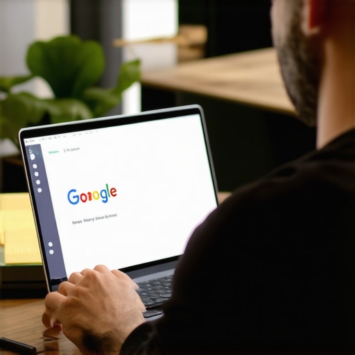 Virginia Beach business owner enhancing Google My Business listing