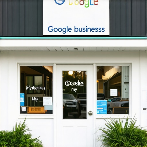 Virginia Beach shopfront with Google My Business profile details
